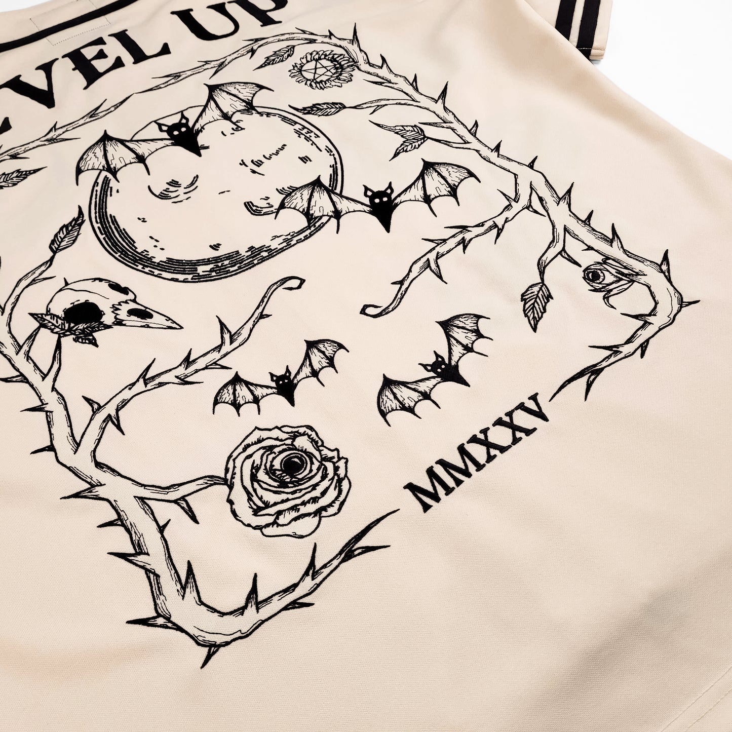 LEVEL UP - Nocturnal Bloom Baseball Jersey