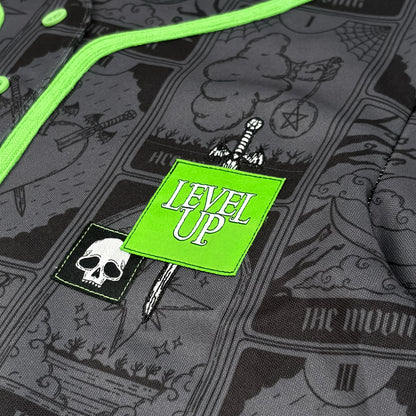 Level Up - Summerween Crop Baseball Jersey