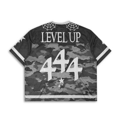 Level Up - Mesh Camo Football Jersey