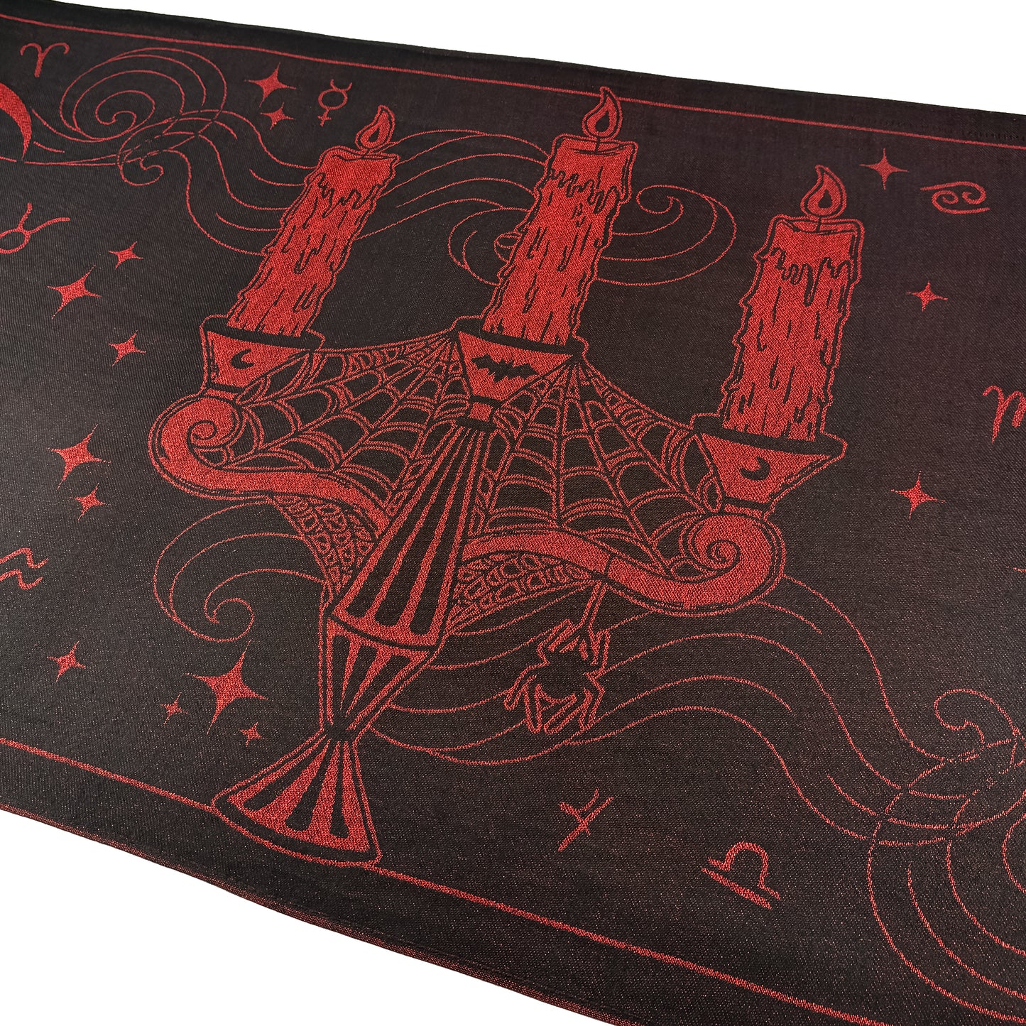 Level Up - Midnight Candelabra Metallic Knit Pashmina