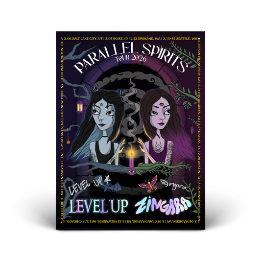 Level Up x Zingara - Parallel Spirits Tour Poster (SIGNED)
