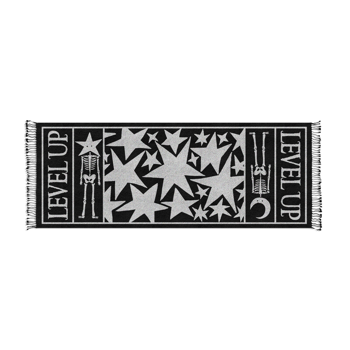 Level Up - Celestial Skeletons Knit Pashmina