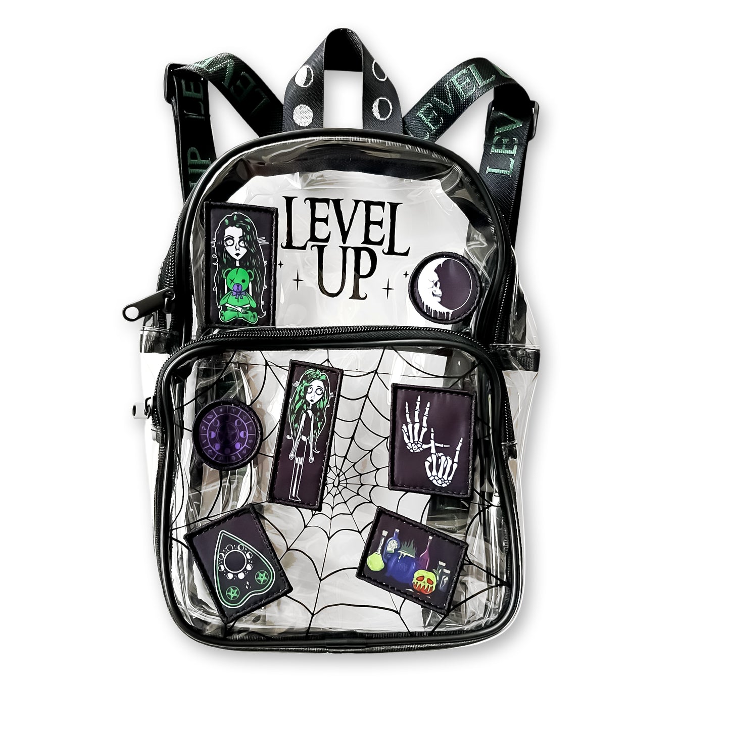 Level Up - Custom Clear Mini Backpack