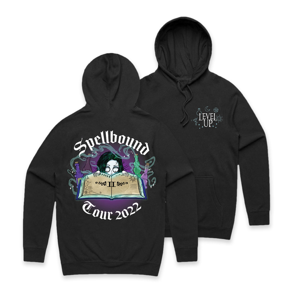 Level Up Clothes Level Up - Spellbound - Black Pullover Hoodie – Level Up Shop